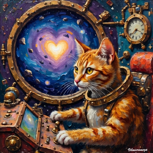 Mimi The Alien Cat by Vilmicromega