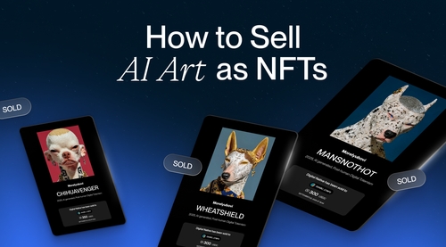 How to Sell AI Art as Nf TS