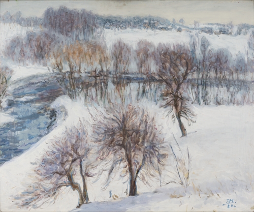 Winter Day by Mykola Maksymenko