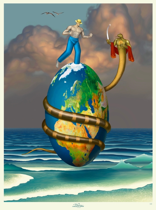 Eternal Struggle 1 by Waone Volodymyr Manzhos