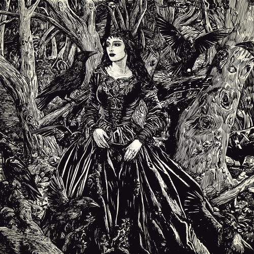 Lady of Raven wood by Chodon O'Leary
