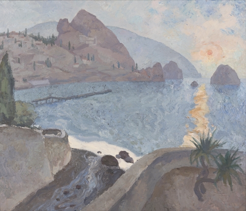 Gurzuf. Morning by Orest Sleshynskyi
