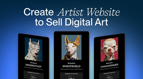 Create Artist Website to Sell Art