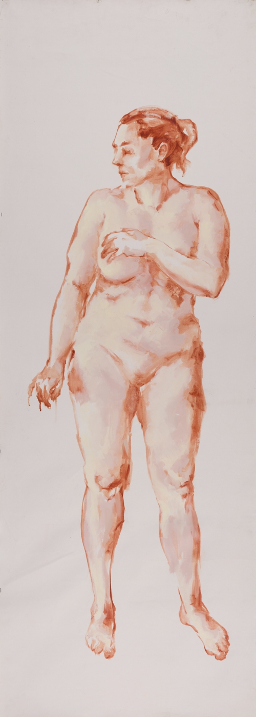 Self-portrait by Yevheniia Hryhoryan