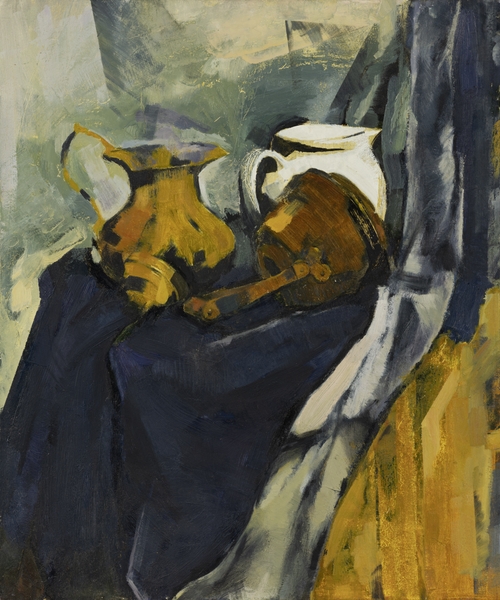 Still Life with Dark Drapery