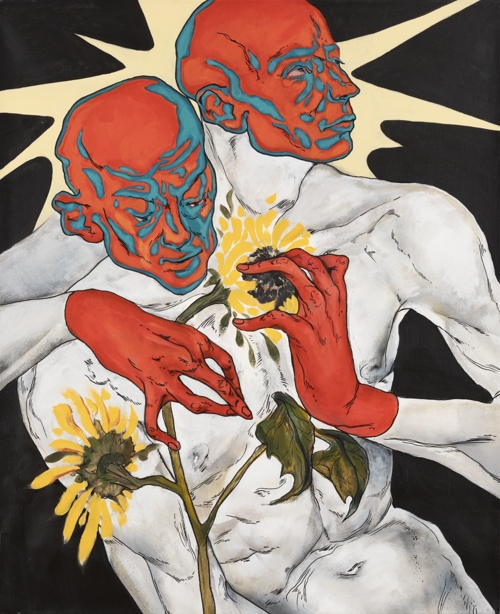 A Sunflower Is a Small Sun. From the Series "Daily Oxymoron" by Zhenya Machkovska