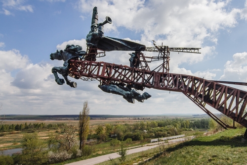Monument to the soldiers of the First Cavalry Army by Nikiforov Yevgen