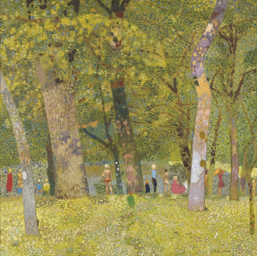 Forest Lake by Viktor Zaretskyi