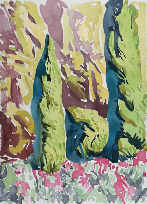 Cypress Trees №2. "Last Crimean Album" Series