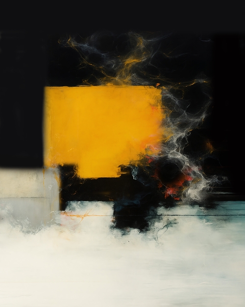 Yellow Fragment IV by Bit Errror