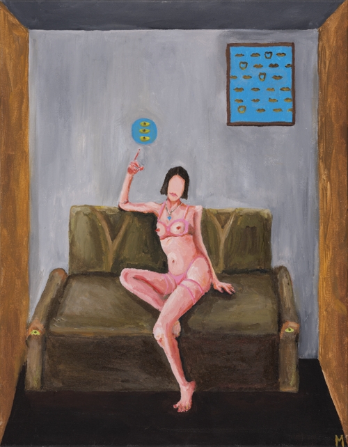 Girl on the Sofa by Valentyne Metyk