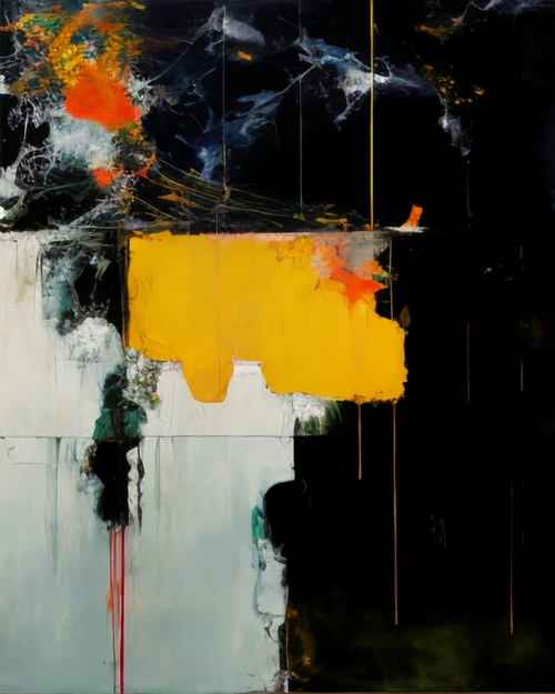 Yellow Fragment I by Bit Errror