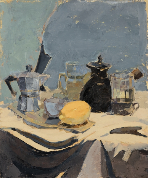 Still Life with a Black Cezve