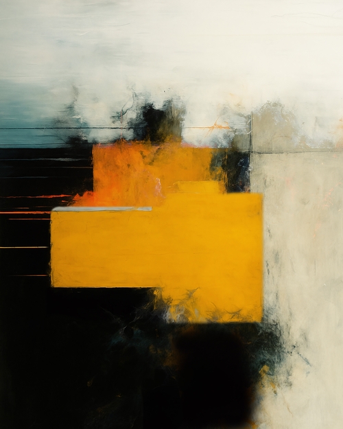 Yellow Fragment V by Bit Errror