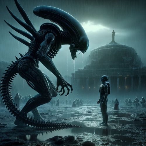 Face to Face by Giger Diffused