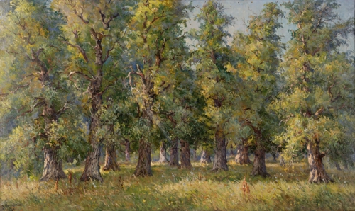 Morning in the Grove by Vasyl Nepyipyvo