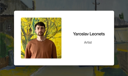 Yaroslav Leonets Joins the Ukrainian Fund of Digitized Art