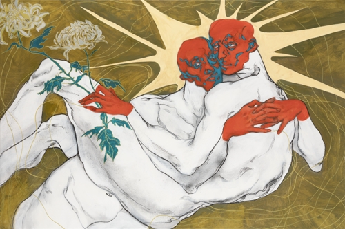 Chrysanthemums. From the Series "Daily Oxymoron" by Zhenya Machkovska