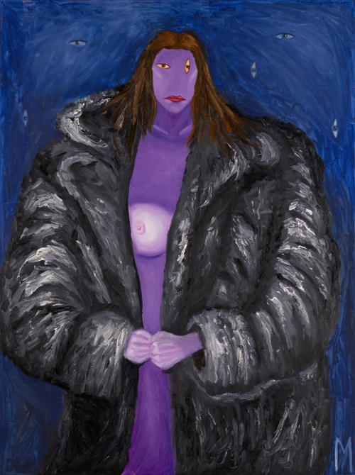 Girl in a Fur Coat by Valentyne Metyk