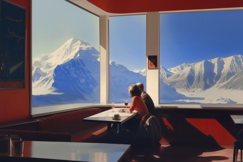 The alpine bar by Louis-Paul Caron