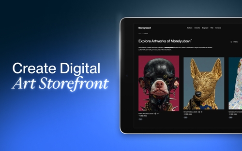Create Digital Art Storefront B